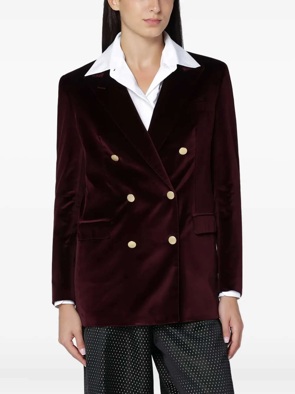 Tagliatore asmine double-breasted jacket | Red | Image 1