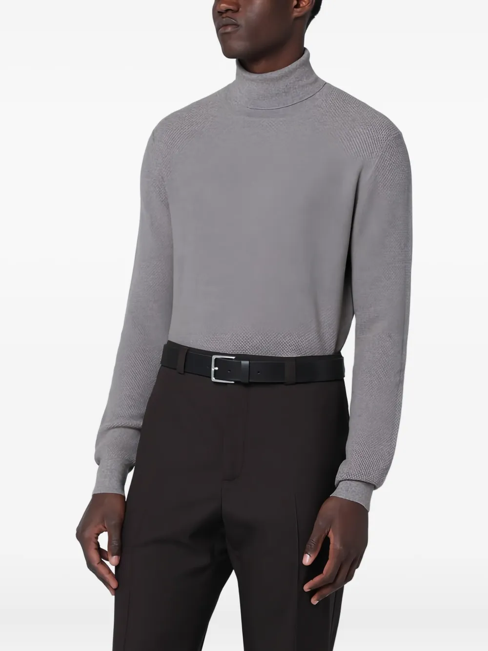 Tagliatore turtleneck sweater - Grau