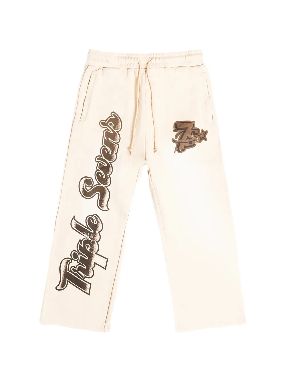 Triple Sevens All Star logo-print track pants - Toni neutri