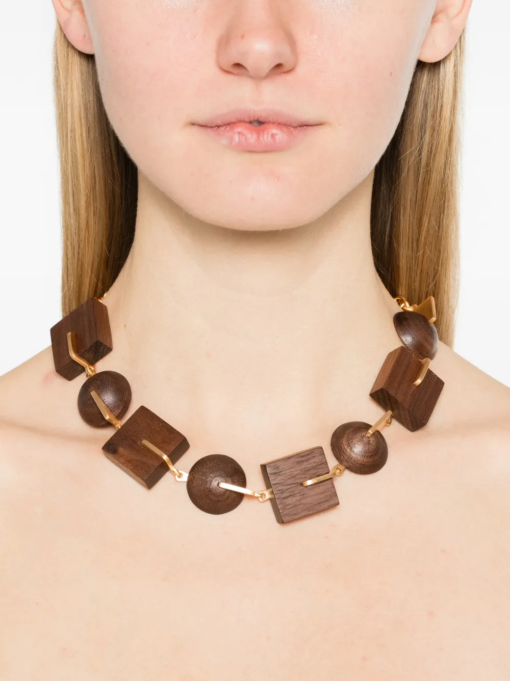 Cult Gaia Laguna necklace - Bruin