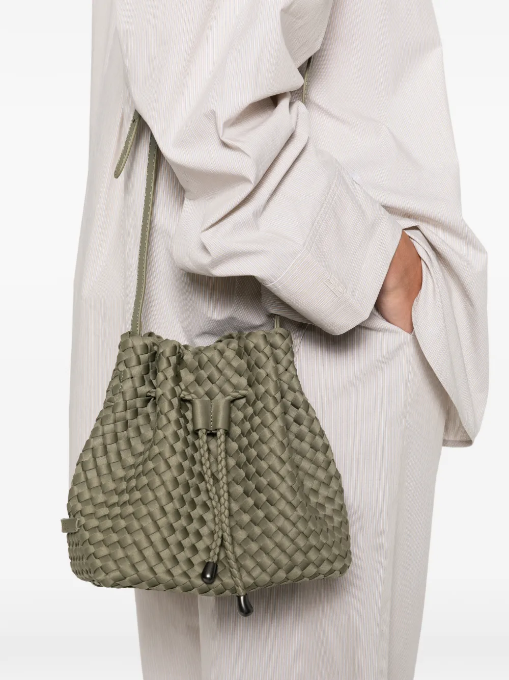 NAGHEDI medium Gramercy woven bucket bag | Image 2