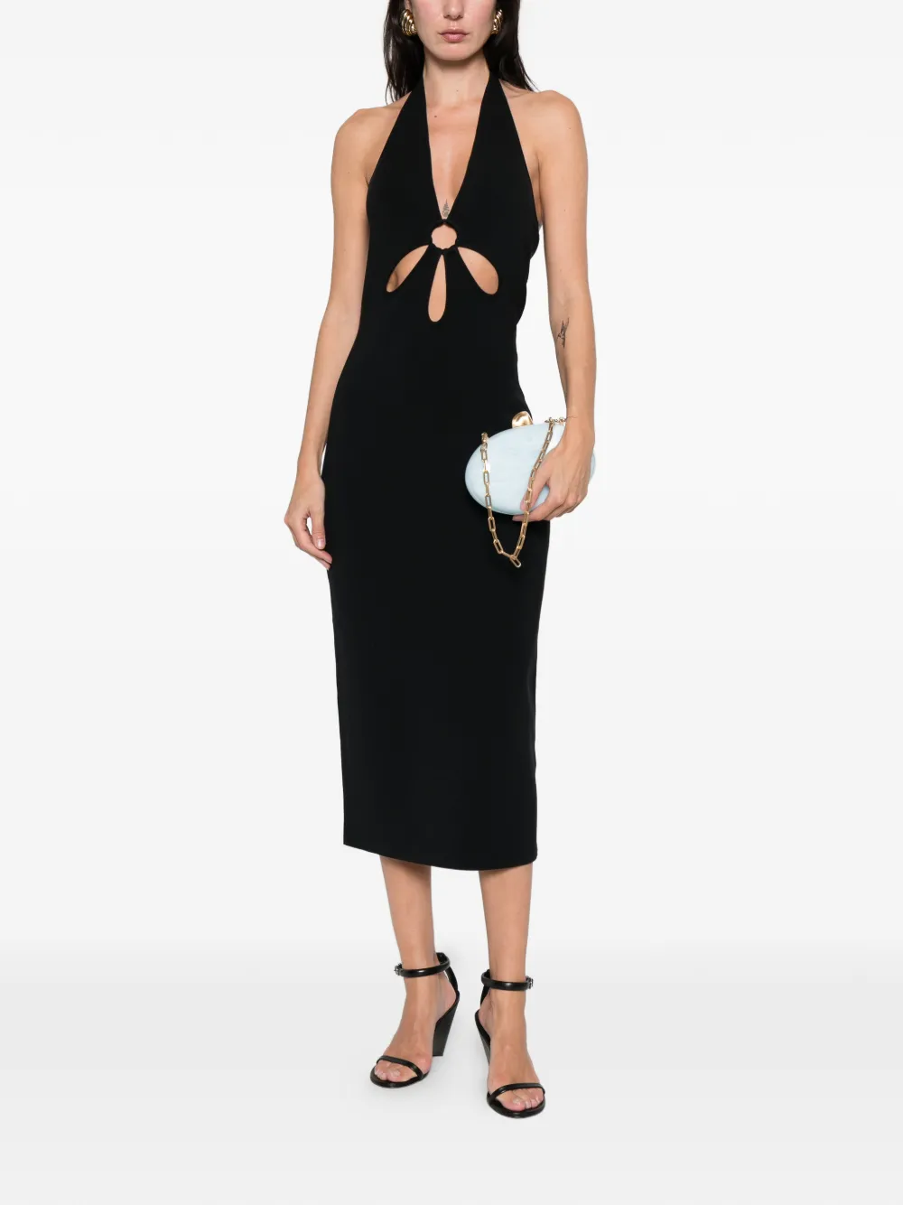 Cult Gaia Vinna midi dress - Zwart