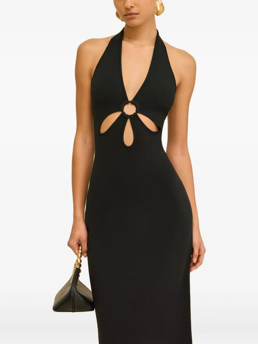 Cult Gaia Vinna midi dress - Nero