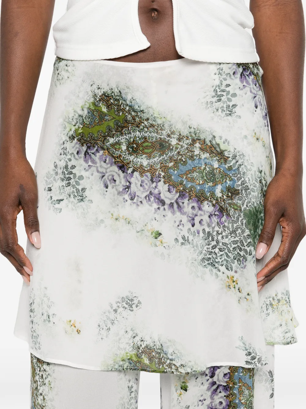 Absence-Print Trousers