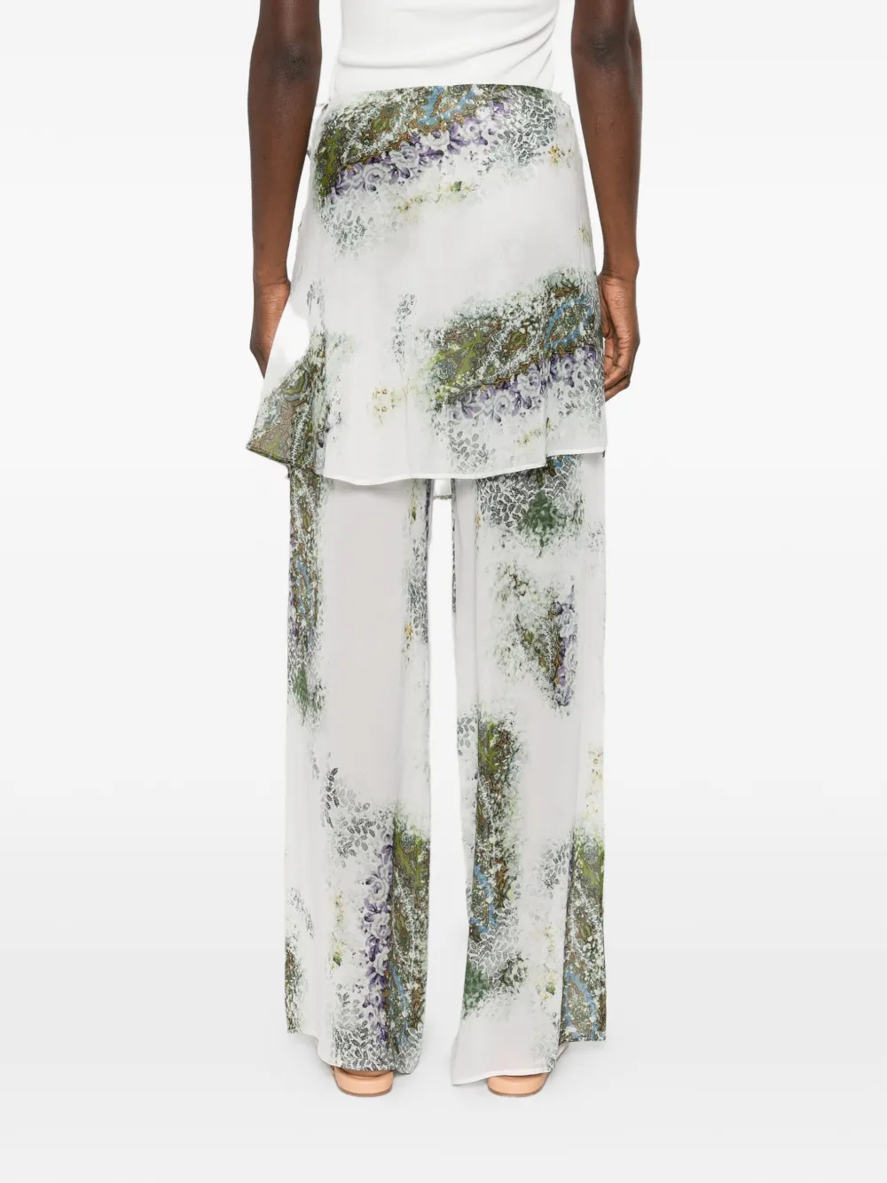 Absence-Print Trousers
