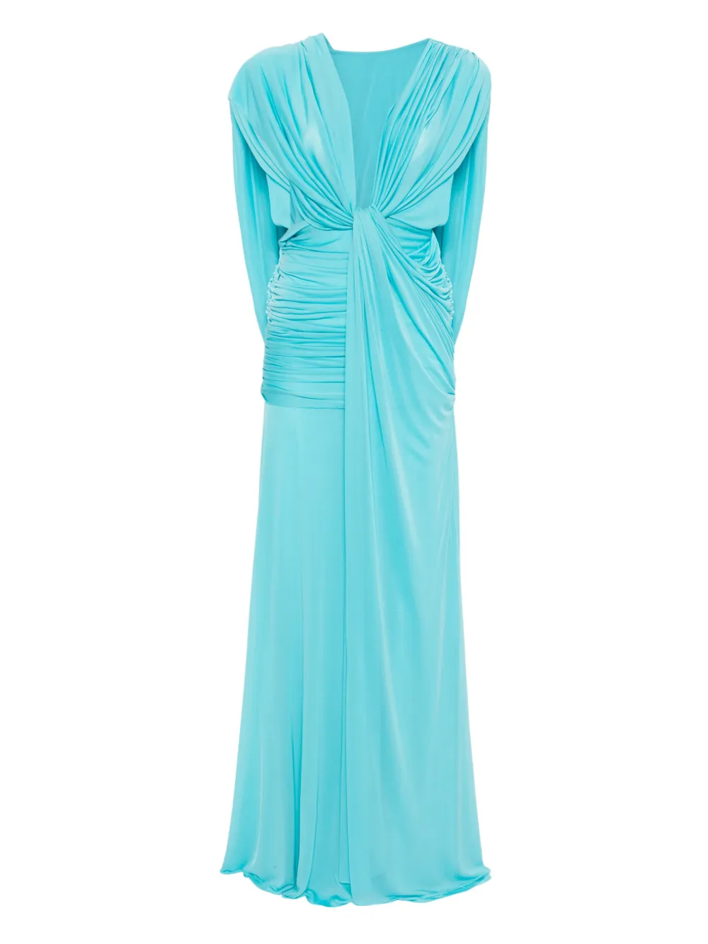 Christopher Esber ripple drape dress - Blu