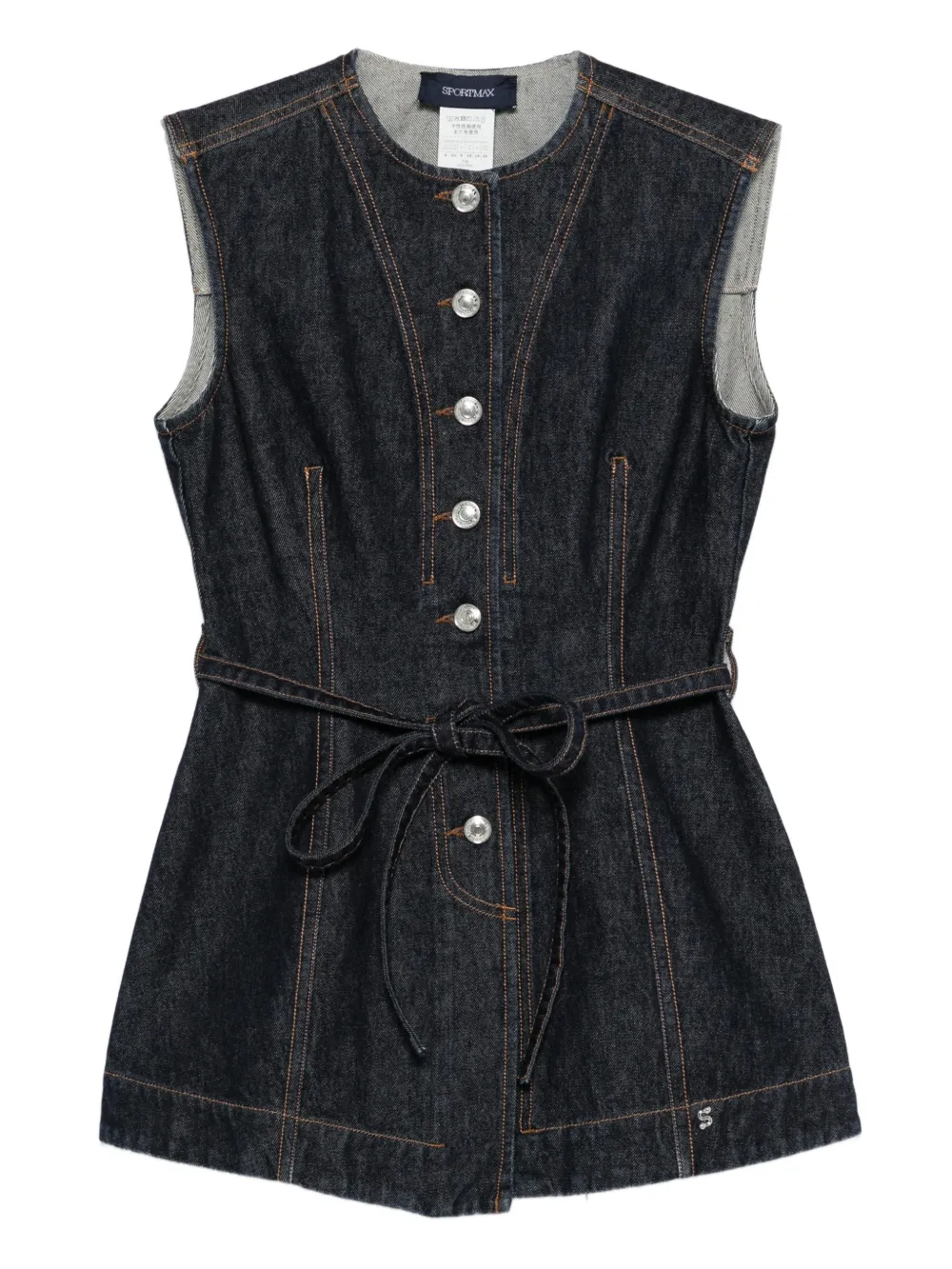 Sportmax Spddominio waistcoat - Blu
