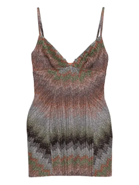 Missoni chevron-pattern mini dress