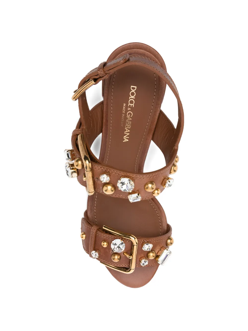 Dolce & Gabbana embellished strap sandals Bruin