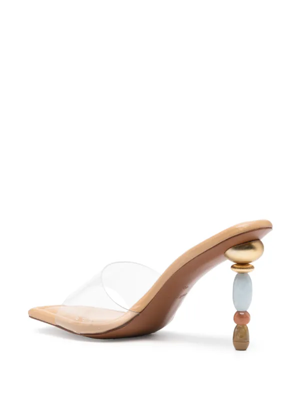 yuyu！【美品】OHGA CLEAR SANDAL Cult Gaia 100mm Mahina Sandals | White | FARFETCH