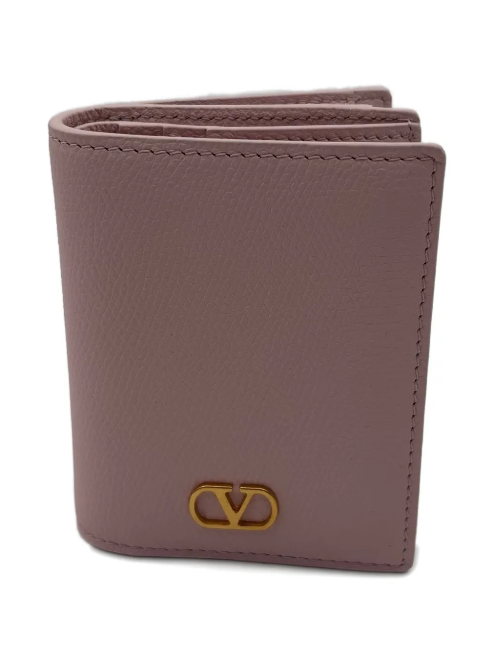 Valentino Garavani logo-detail wallet - Rosa