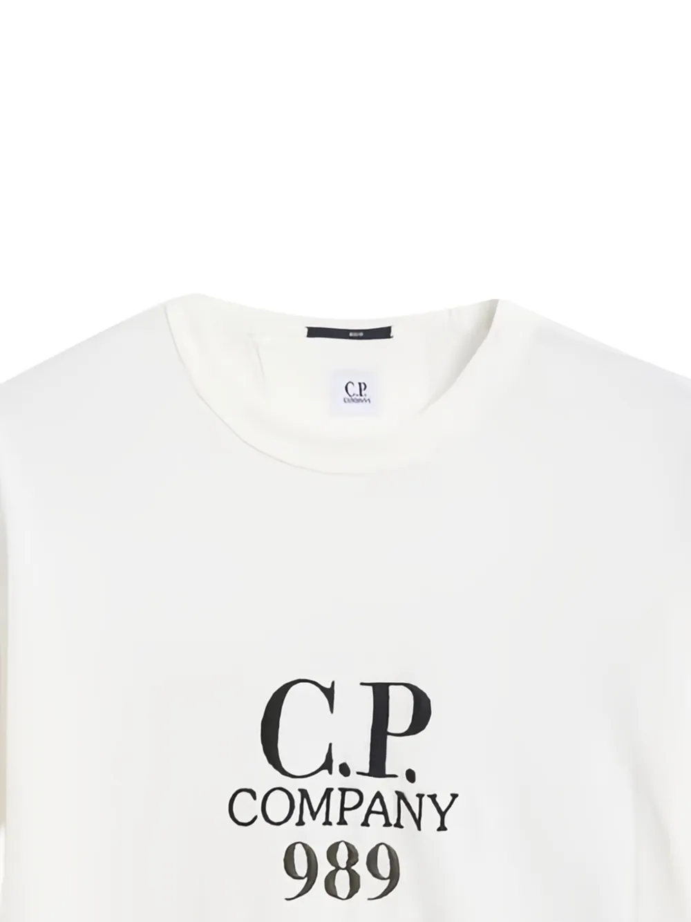 C.p. Company Logo-print T-shirt In White