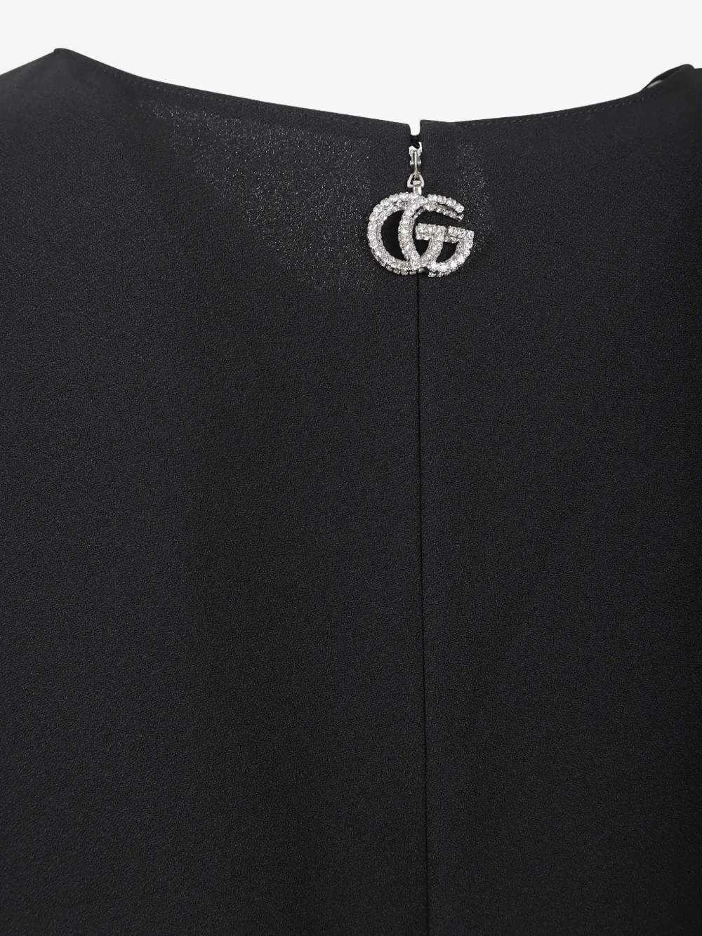  Gucci Split Twisted Maxi Dress - Black 