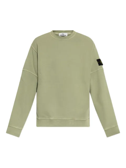 Stone Island Junior 컴퍼스 배지 스웨트셔츠