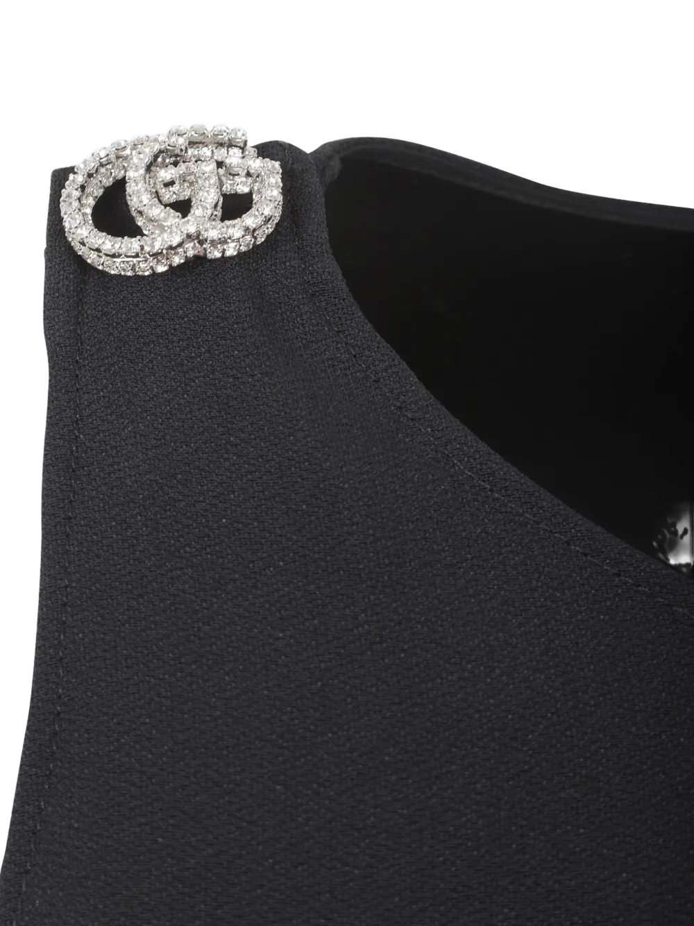 Double G-detail maxi dress