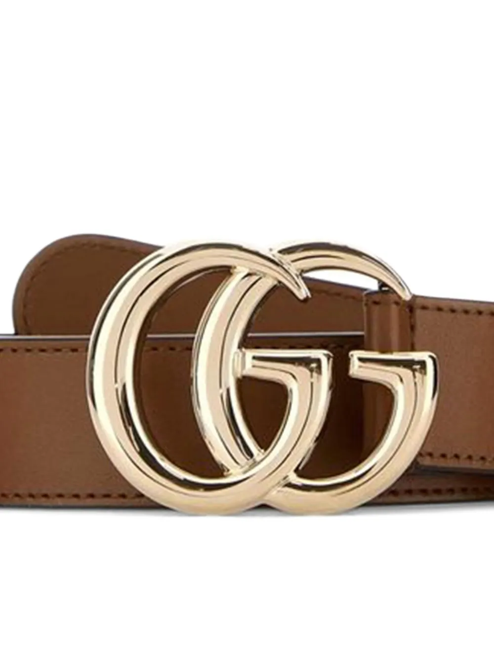Gucci Leren riem - Bruin