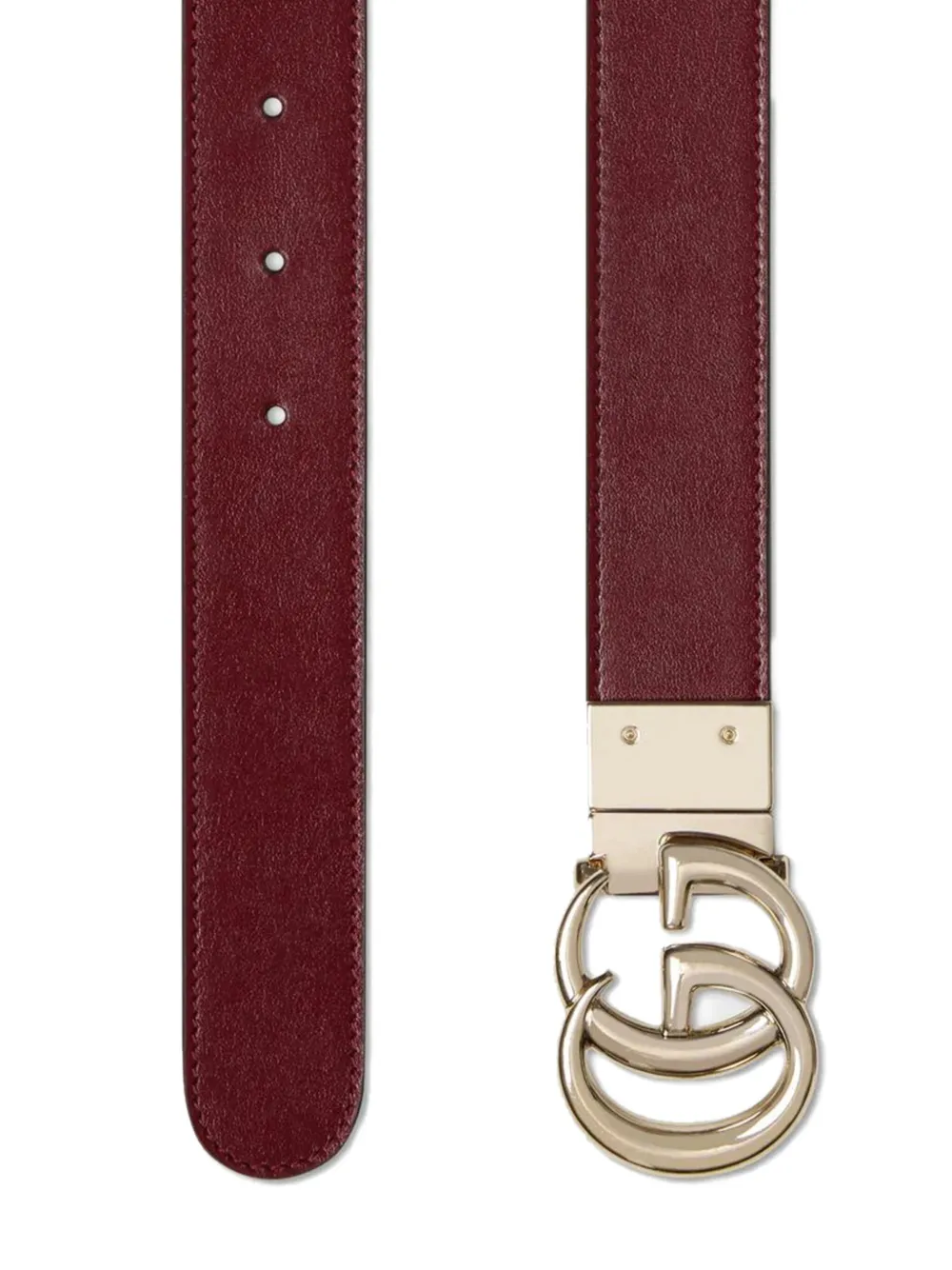 Gucci Gg Supreme Reversible Belt In Brown