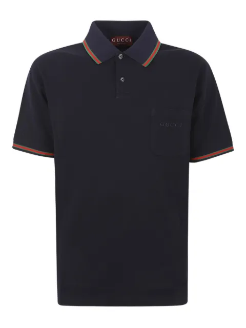 Gucci chest-pocket polo shirt