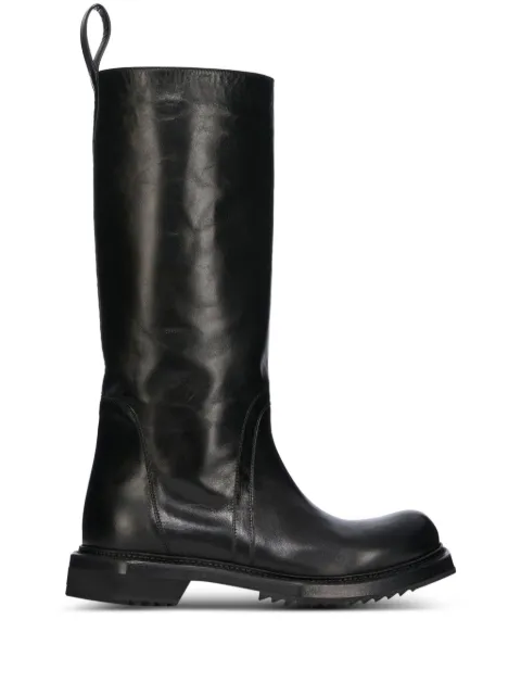 Rick Owens botas altas Cyclops de piel