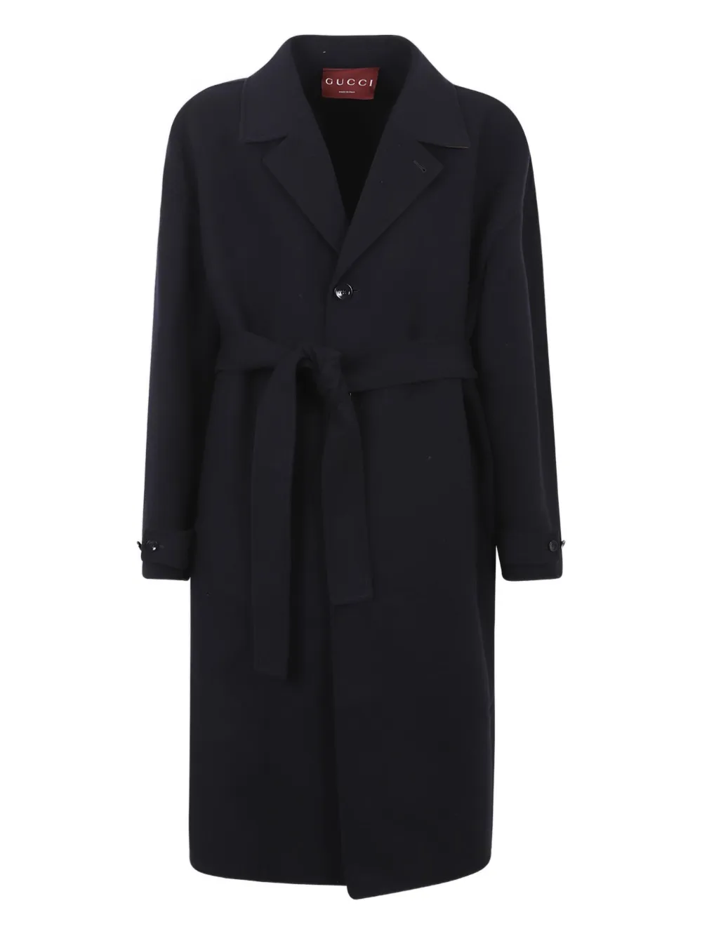 Gucci belted wool coat | Blue | Image 1