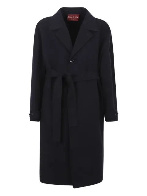 Gucci belted wool coat
