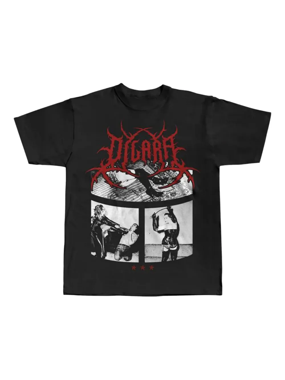 Dilara Findikoglu Femme Vortex T-shirt In Black