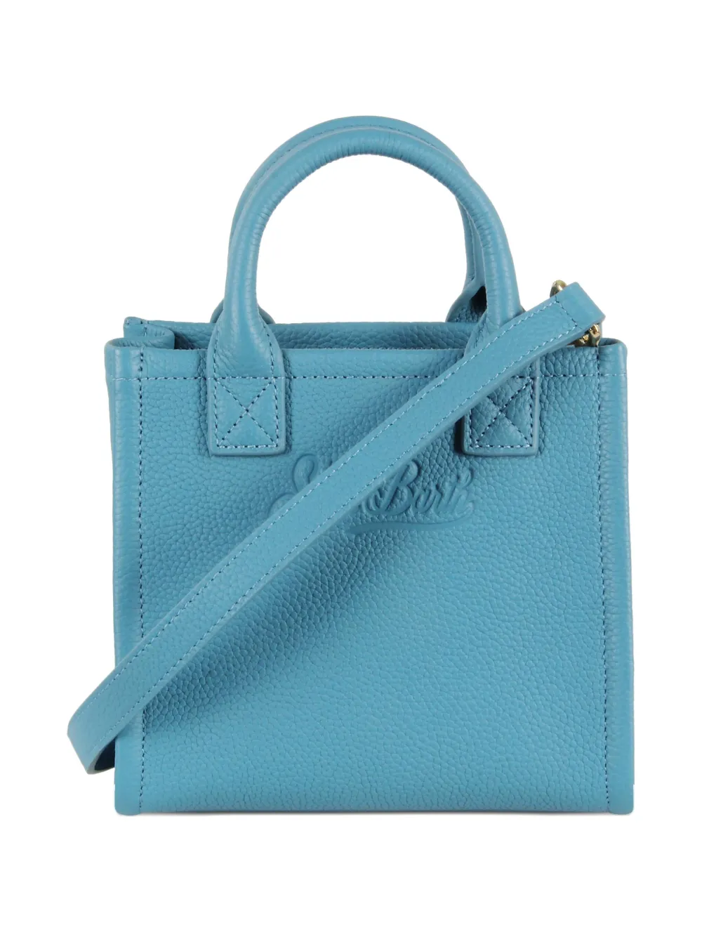 MC2 Saint Barth mini embossed tote bag - Blauw