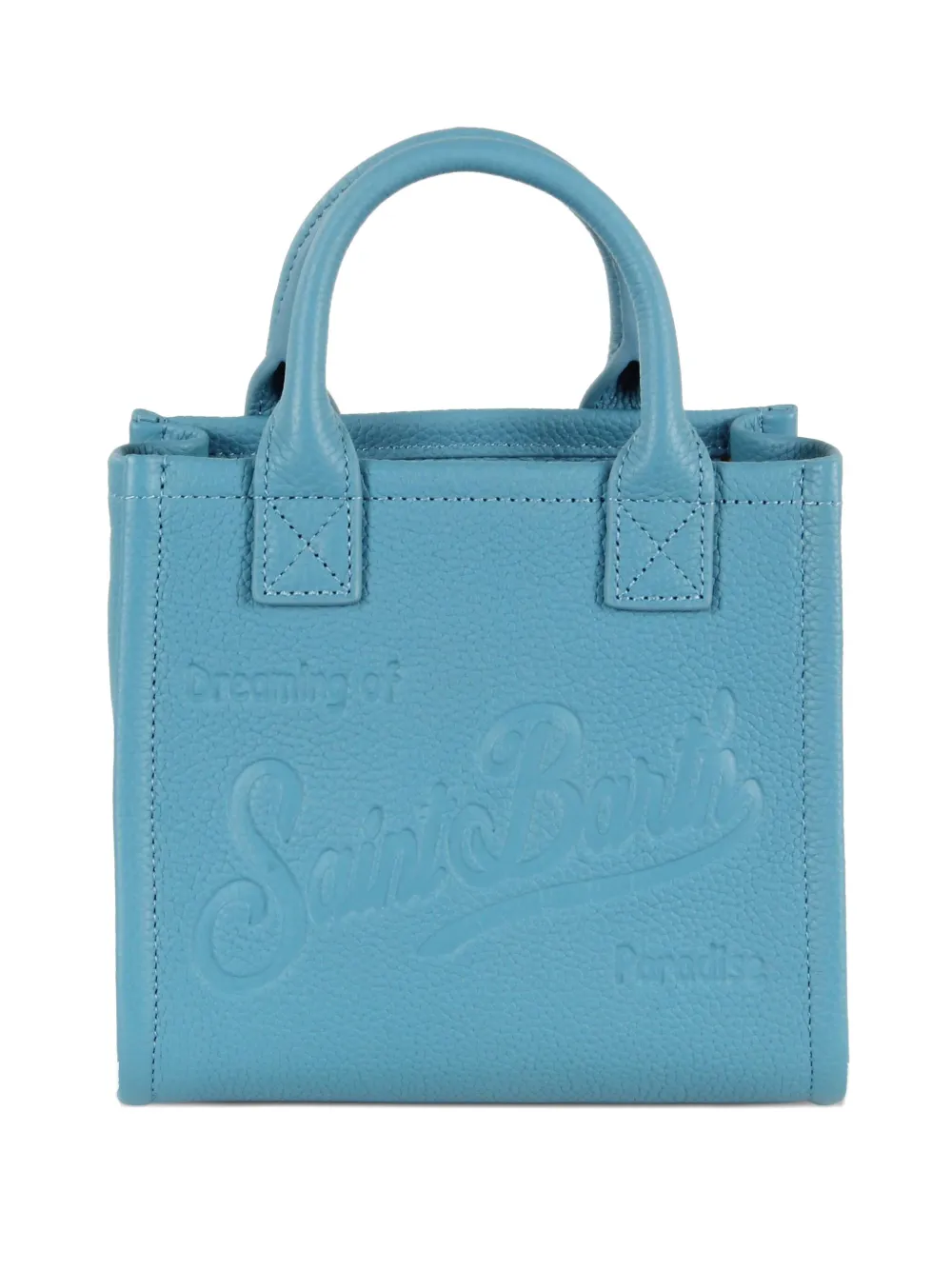 MC2 Saint Barth mini embossed tote bag | Blue | Image 1