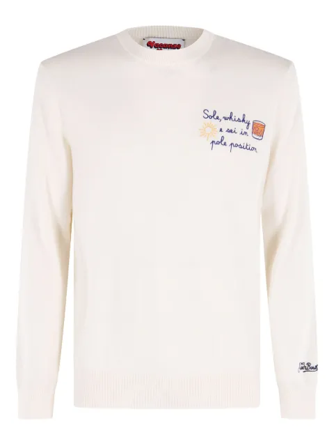 MC2 Saint Barth Heron embroidery sweater