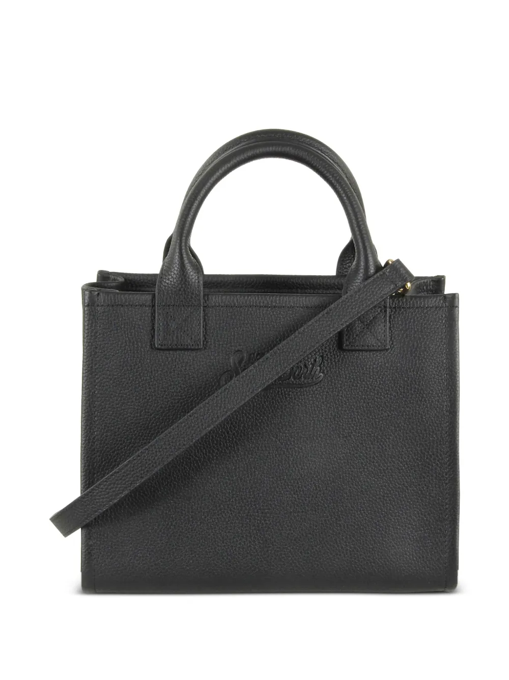 MC2 Saint Barth Vanity shopper met logo-reliëf Zwart