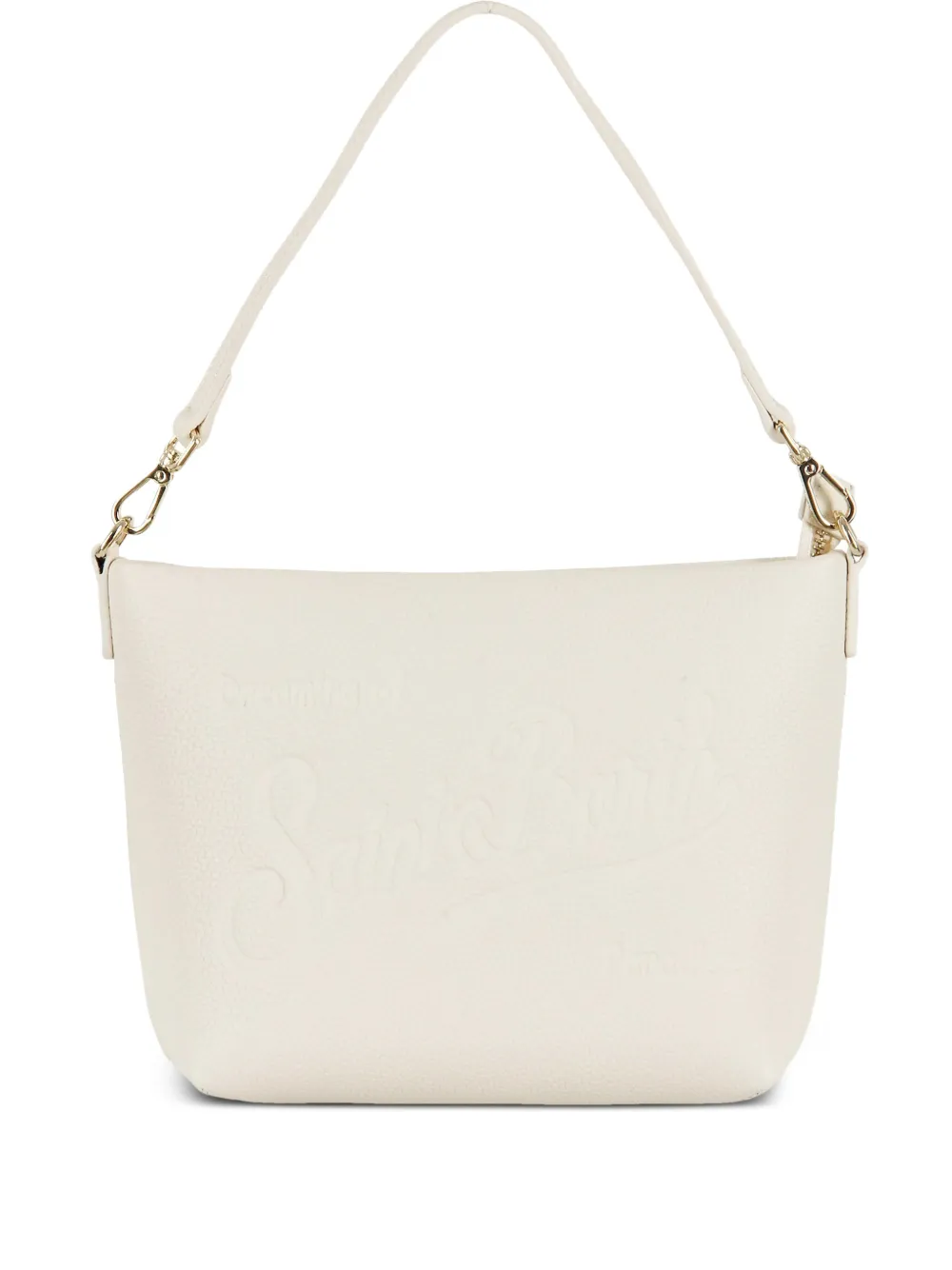MC2 Saint Barth Aline grain-leather shoulder bag | Neutrals | Image 1