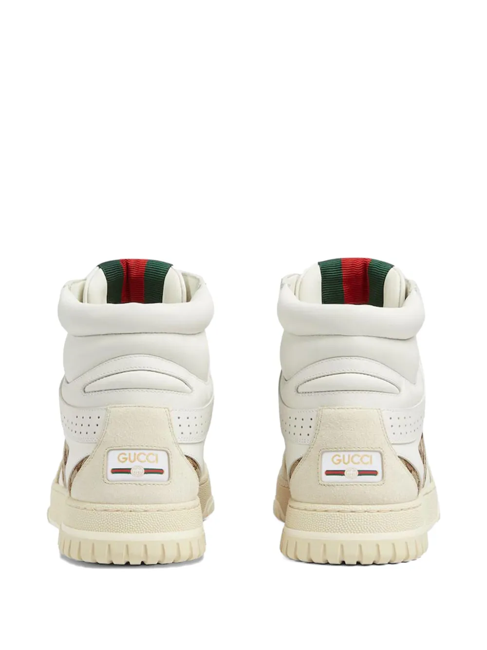 Gucci Re-web High-top Sneakers In Multi