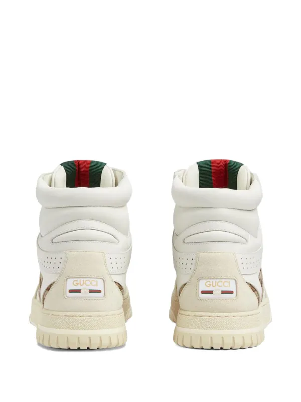 Gucci Re-Web GUCCI ハイカットスニーカー ホワイト ハイカット