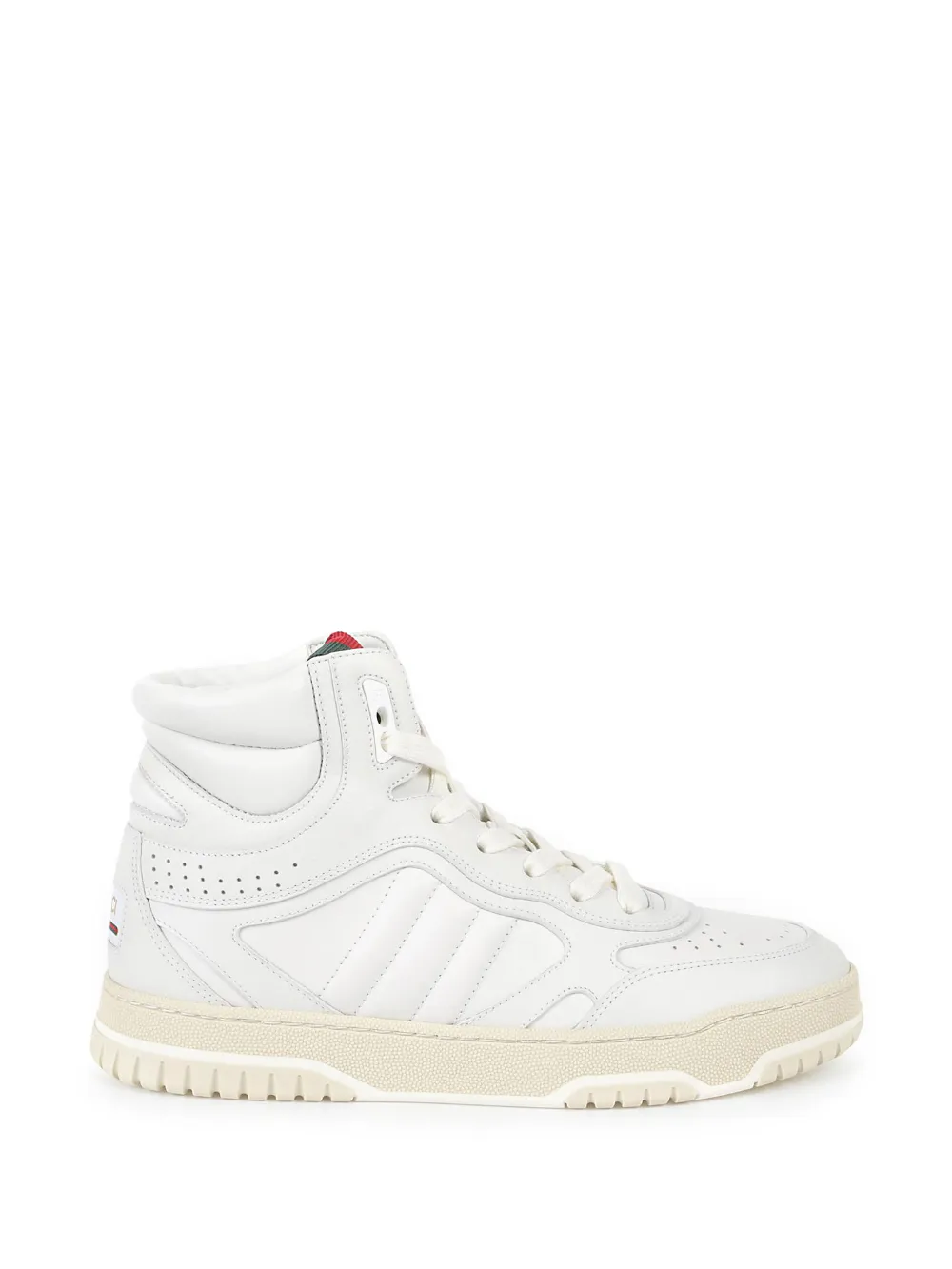 Gucci Re-Web High-Top-Sneakers - Weiß