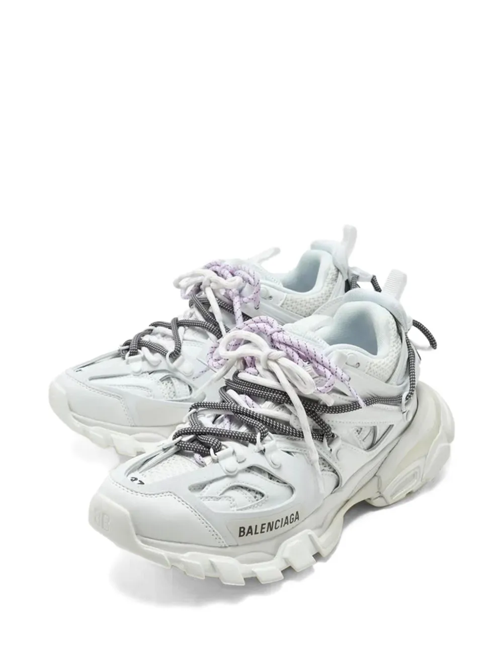 Balenciaga Sneaker Track Trail Laces Sneakers White In White