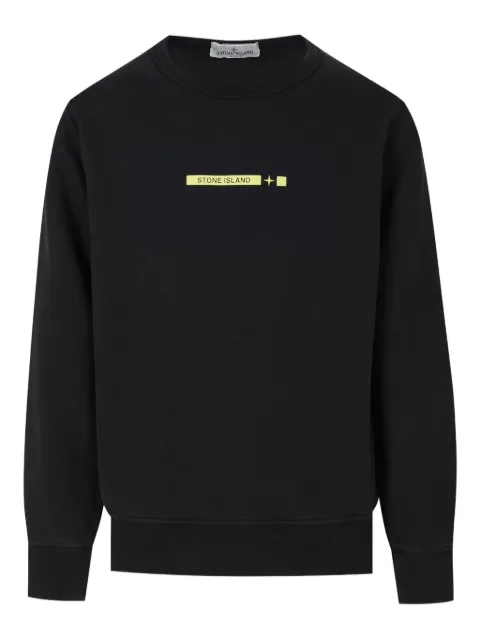 Stone Island Junior logo-detail sweatshirt