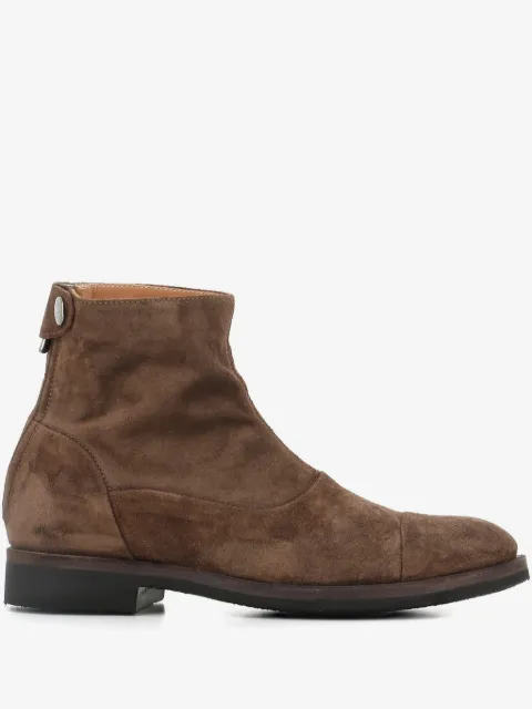 Alberto Fasciani botas de gamuza con cierre y tacón de 30mm