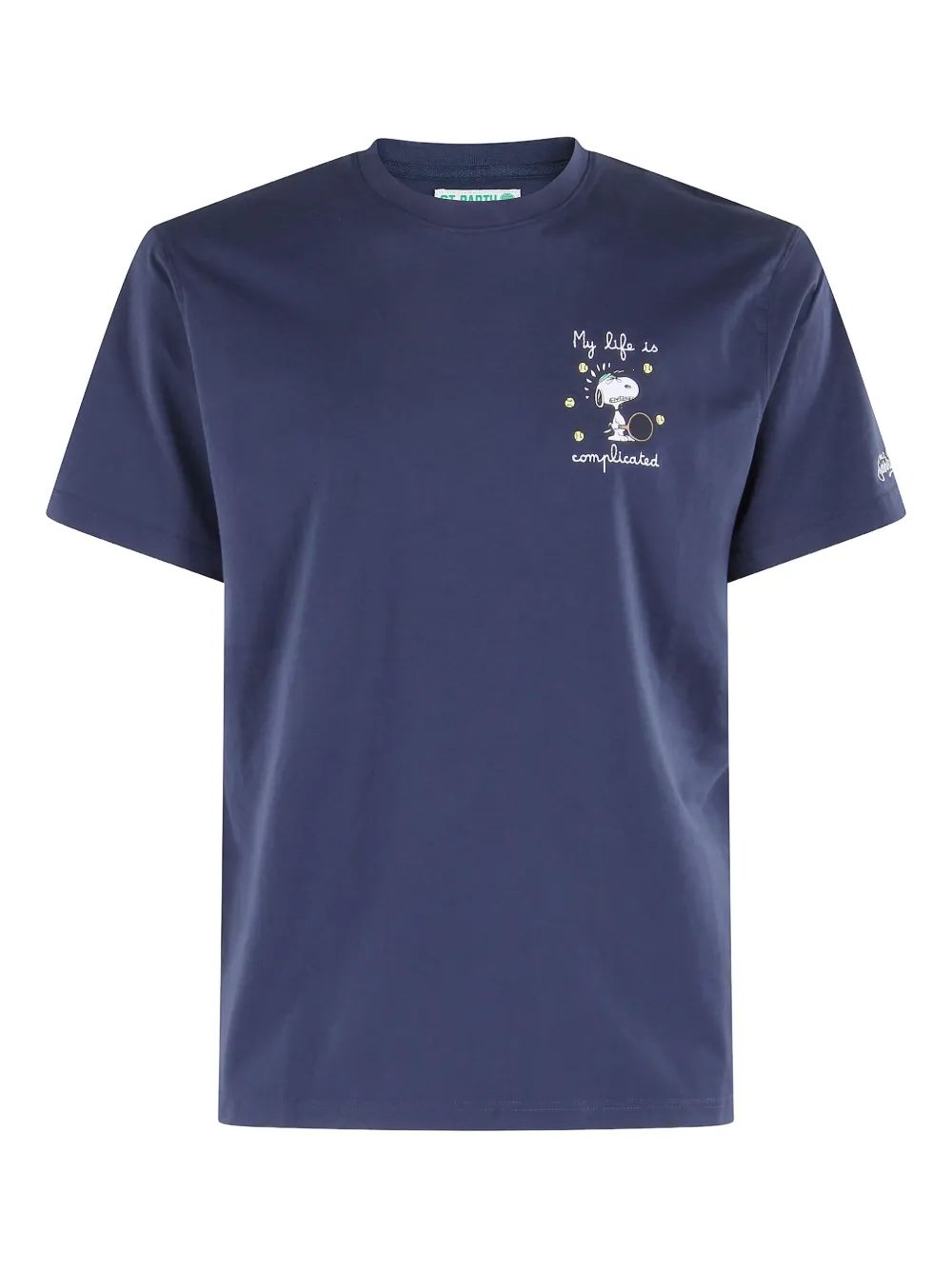 MC2 Saint Barth x Peanuts Arnott embroidered T-shirt | Blue | Image 1