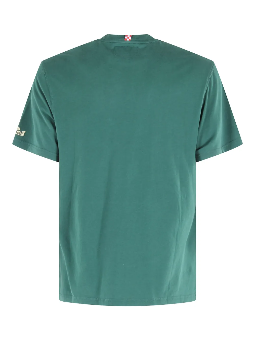 Mc2 Saint Barth Classic T Shirt In Warm Fabric In Green