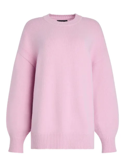 SEROYA Amal crew-neck knitted sweater