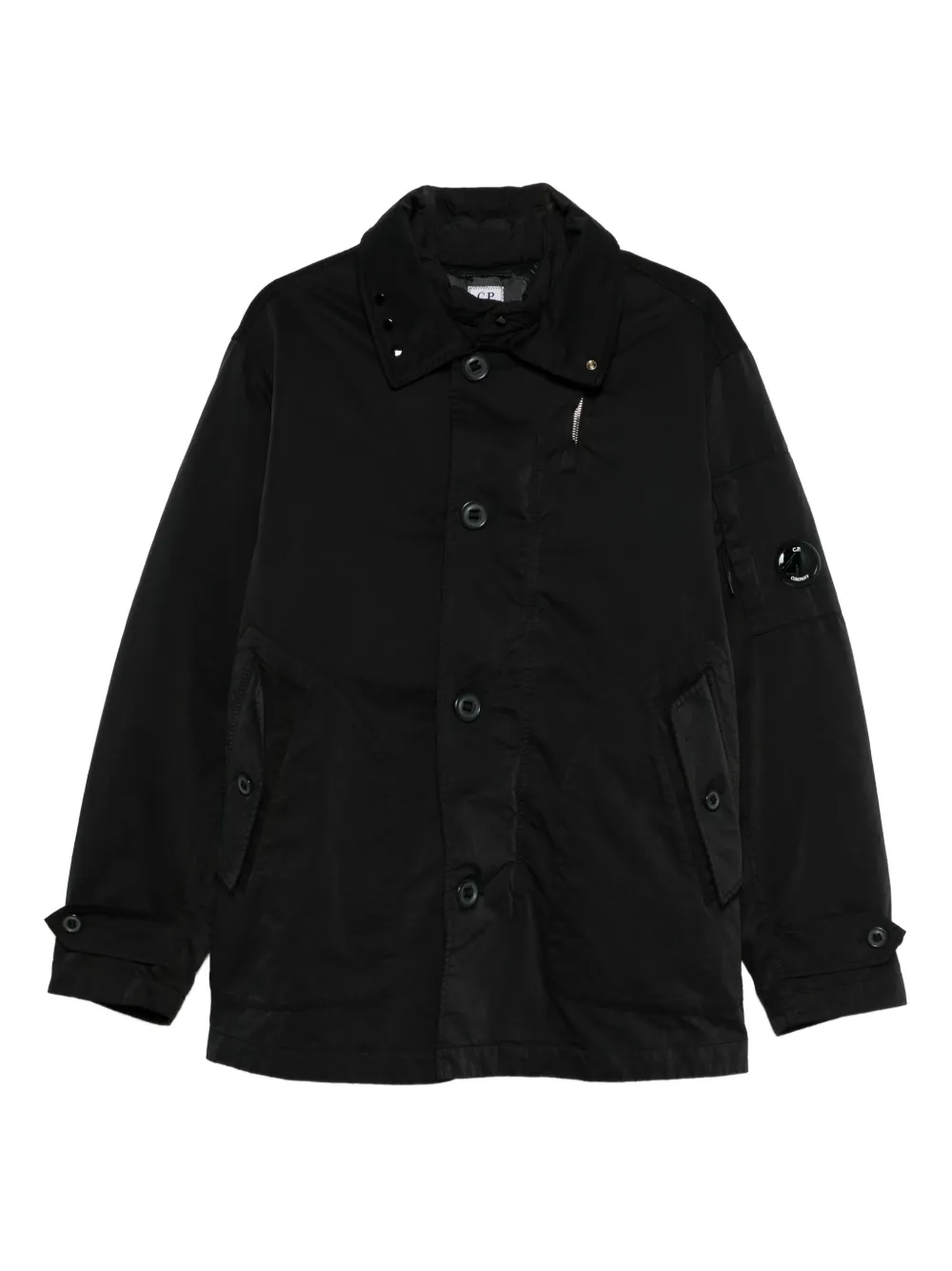 C.P. Company buttoned jacket | Black | Image 1
