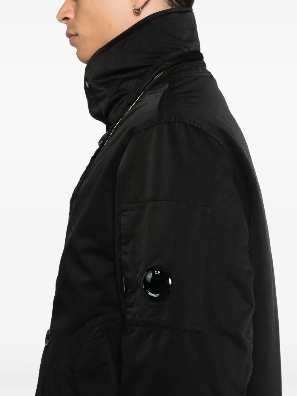 C.P. Company Jas met knopen Zwart