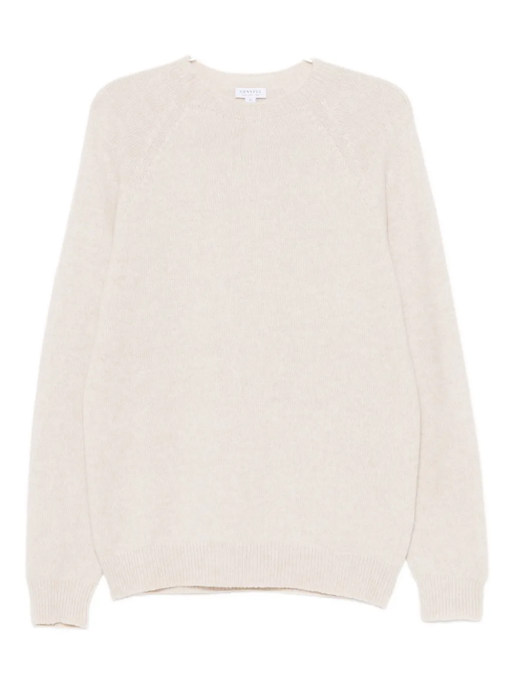 Sunspel Lambs-wool Jumper In Neutral
