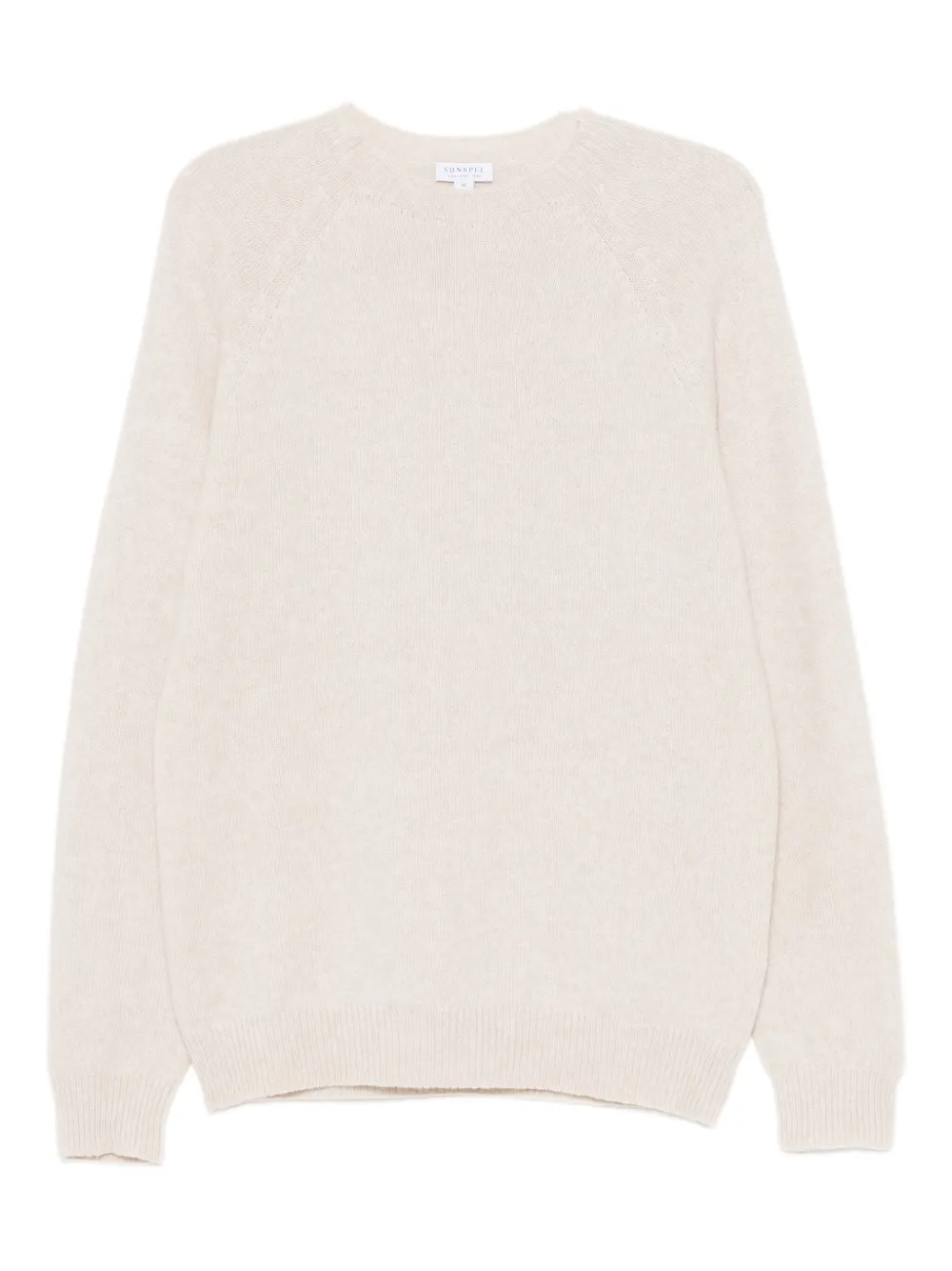 Sunspel lambs-wool jumper | Neutrals | Image 1
