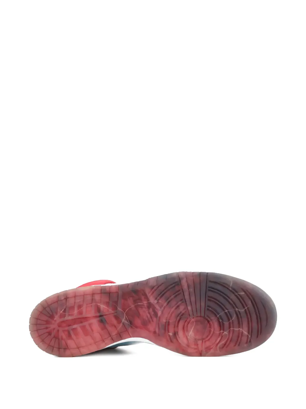 Nike Dunk High Premium SB high-top suede sneakers Rood