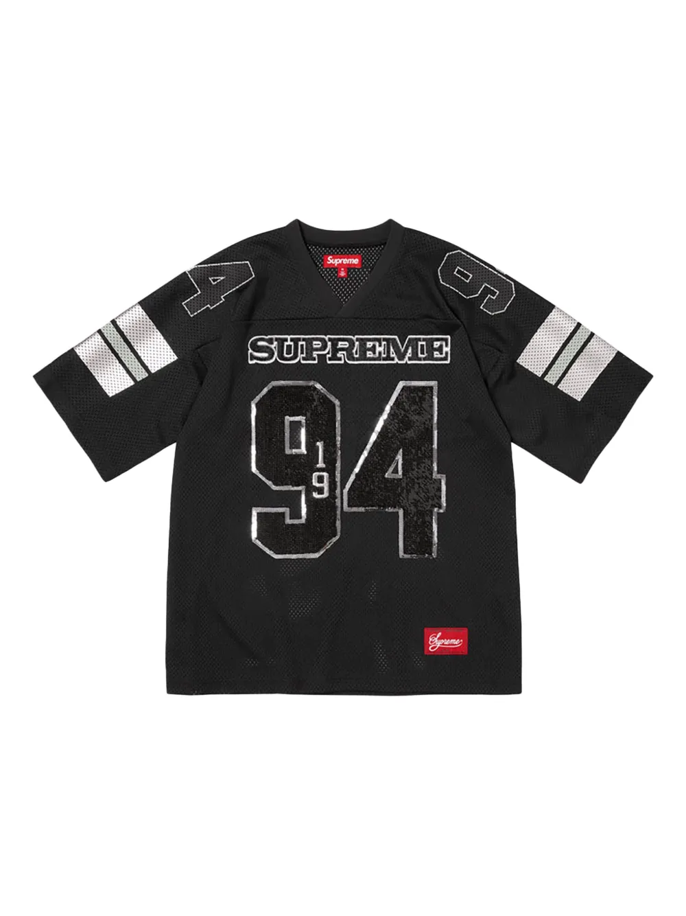 Supreme playera Spiderweb Football | negro | Image 1