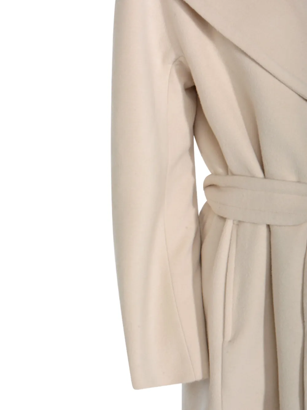 Moorer Jas met ceintuur Beige