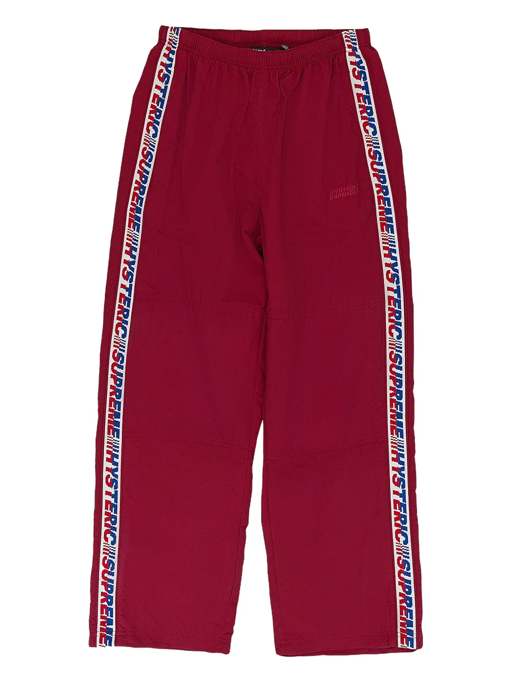 Supreme x Hysteric Glamour logo-tape track pants | Red | Image 1