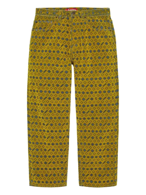 Supreme flocked jeans