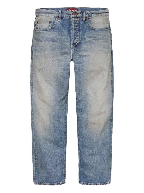 Supreme distressed washed jeans